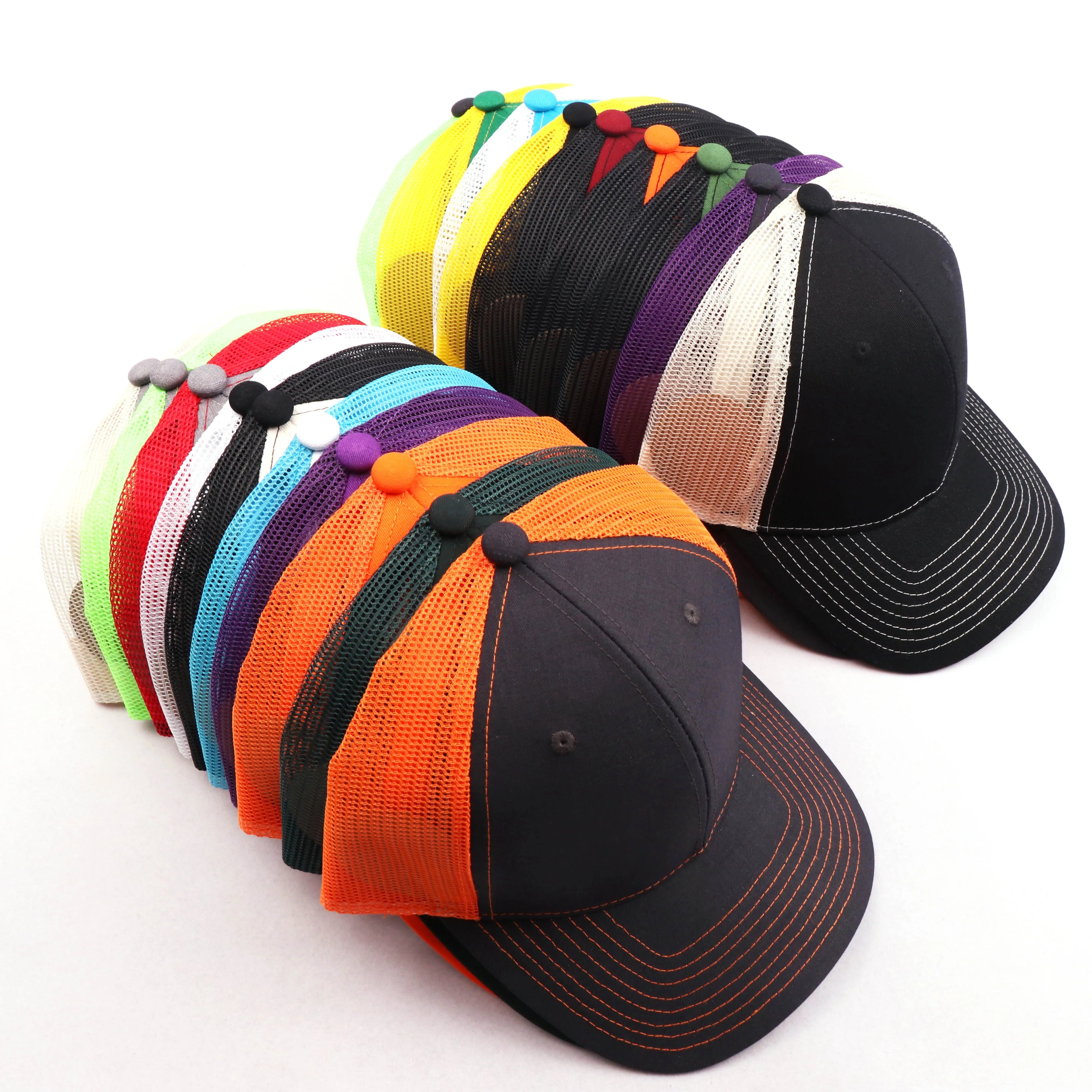 Customized Women's Sporty Low Profile Charcoal Gray Mesh Common 6 Panel Cotton Gorras Cap 3D Embroidery Logo Adjustable Baseball