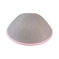 Yihaoyi Custom Velvet Kippah Jewish Yarmulke 19cm Embroidery Hebrew Letter Judaica Skullcap Bar Mitzvah Wedding Gift Unisex