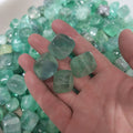 Natural Polished Green Fluorite Gemstone Tumble Stone Healing Tumbled Stone Cheap Stock for Sale