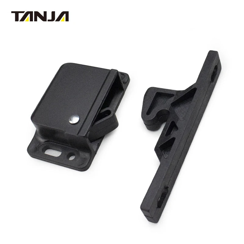 TANJA ES05 Black PA/ABS Concealed Lock for Case Cabinet Electrical Box Instrument Box Plastic Handle Latch Lock