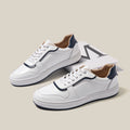 Men's Casual Shoes Lightweight Breathable Leather Footwear for Daily Walking Retro Style Non-Slip for Spring Autumn Winter