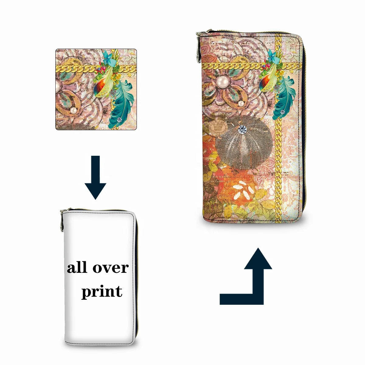 Designer Multifunctional Custom Luxury Purses With Logo Leather Wallet Making Machine Anti Theft Wallet Women