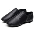 Brown Genuine Leather Soft Ballet Shoes Non slip Gymnastics Shoes Black Jazz Dance Shoes