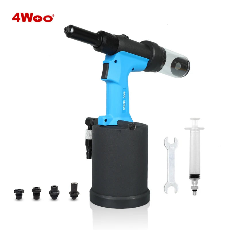 Industrial Pneumatic Fully Automatic RL-4000HV Rivet Gun Self Suction Convenient Rivet Tool with Nail Bottle