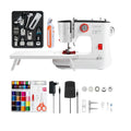 EU Stock 519 Sewing Machine 12 Stitches Electric Mini Double Thread Sewing Machine with Extension Table for House Use