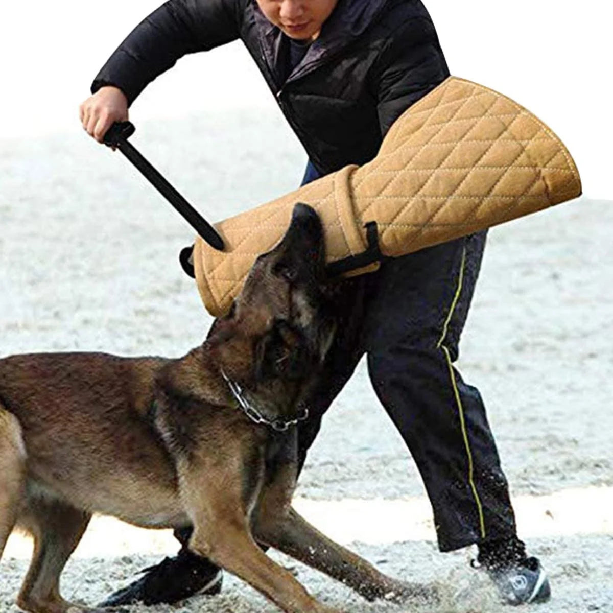 Dog Bite Sleeve Training Protection Dog Training Arm Protection Dog Attack Agitation Stick for Pitbull German Shepherd