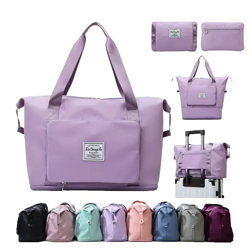 Customized Luggage Bag Dry Wet Separation Large Capacity Short Shoulder Travel Fitness Sports Bag