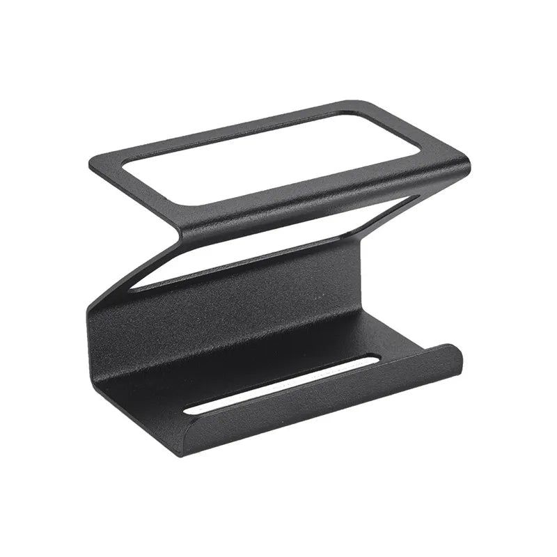 Hongdec Modern Stainless Steel Corner Mounted Wall Rack for Bathroom TV Air Conditioner Remote Control Storage Durable Metal
