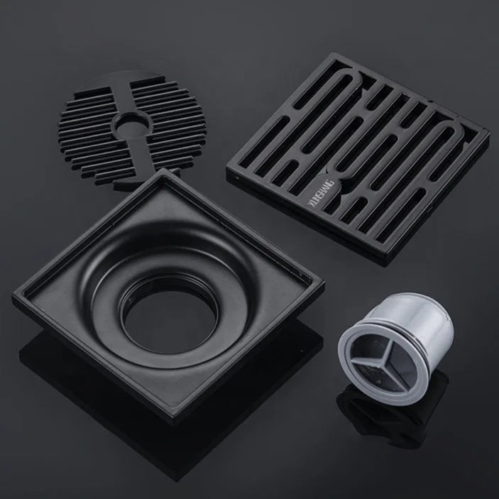 Wholesale Durable Stainless Steel Gray Eco-Friendly Anti-Corrosion Modern Bathroom Set Floor Filler Drain Deodorant Waste