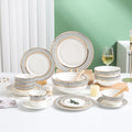 Customizable Creative Ceramic Western Food Plate Hotel Tableware Set Household Bone China Dish Steak Plate Dinnerware Sets