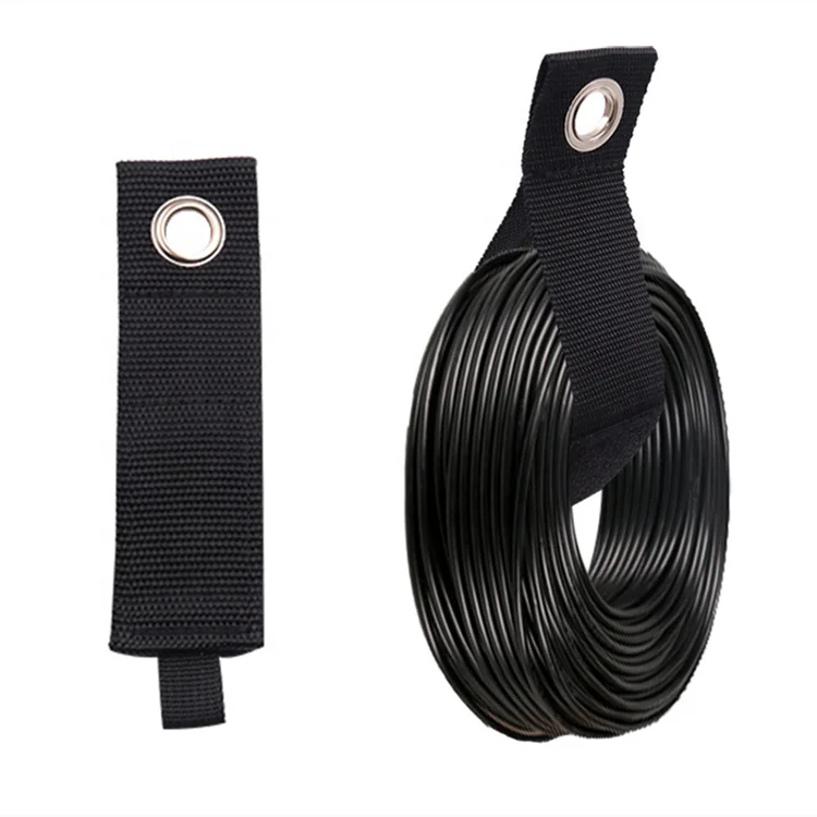 Heavy Duty Fastening Wraps Straps Double Side Adjustable Cable Ties Reusable Webbing With Hook and Loop Straps