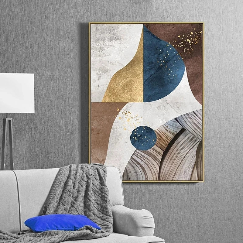 Modern Abstract Canvas Painting Nordic Style Posters and Prints Wall Art Pictures for Living Room Home Wall Decoration Cuadros