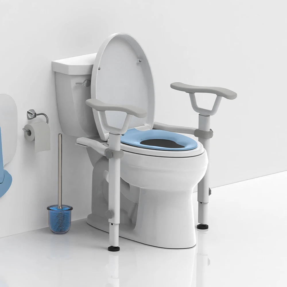 Sunten SA005 Heavy Duty Toilet Handrails New Design Safety Grab Rail for Elderly & Disabled Bathroom Use