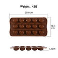 Silicone Chocolate Moulds and Silicone Ice Cube Tray With Candy Ice Cube Mold Silicon Resin Mold Silicone Chocolate Moulds