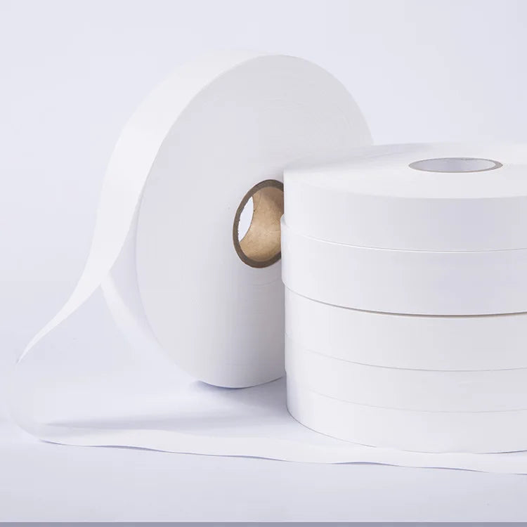 Common Quality Dip Coated Nylon Taffeta Care Paper Ribbon for Garment Main Blank Washing Care Label