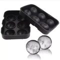 Hot Sale Reusable Non-Stick Round 6 Cavities Ice Cube Trays Sphere Ice Ball Maker Silicone Ice Ball Mold