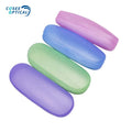 Logo Print Cheap Plastic Glasses Case Semi Transparent Stock Optical Frame Box