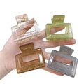 New French Design Acrylic Clip 5cm Length for Women Vintage Medium Hair Jaw Clamp Hair Accessories clear Hair Claw