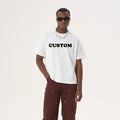 Moq:1 Box Fit Streetwear Graphic Tees Blank Tshirt Plus Size Men's Clothing T-shirtCustom Vintage Oversized T Shirt