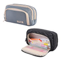 Large Capacity Custom Canvas Quote 3 Layers Pencil case & Bag for School Kids Boy Girls