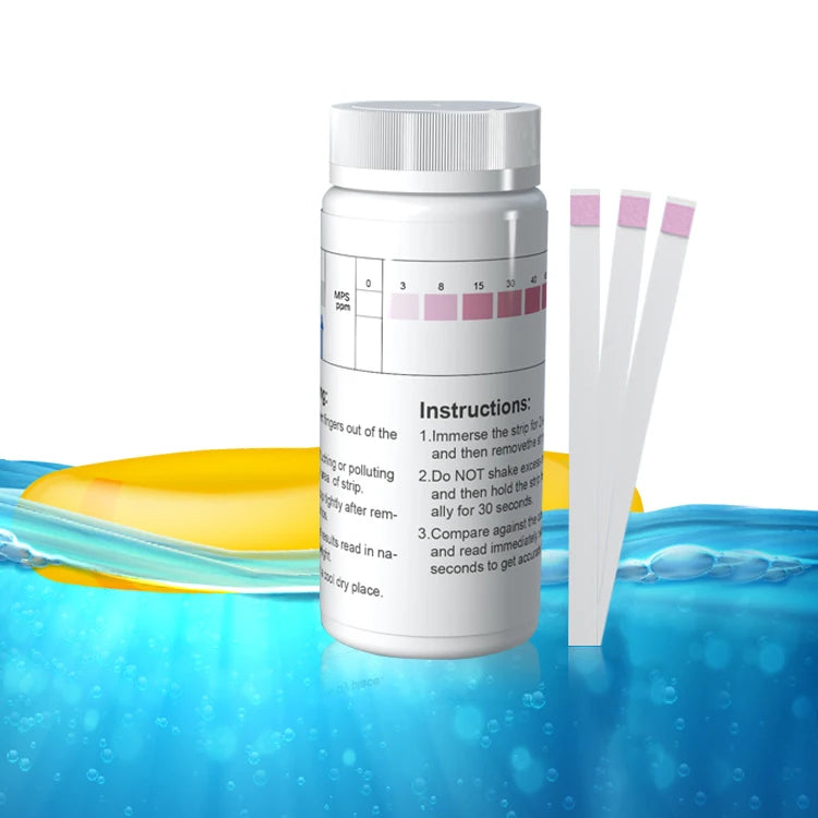 High Accuracy of Swimming Pool/hot Tub/bath Tub Container Chemical test Kits Water test Strips MPS test Kits