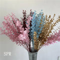 SPR Bulk Wedding Supplies Decoration Wisteria Decorative Rose Single Flower Centerpieces Bouquet Plastic Pecuniary Leaf
