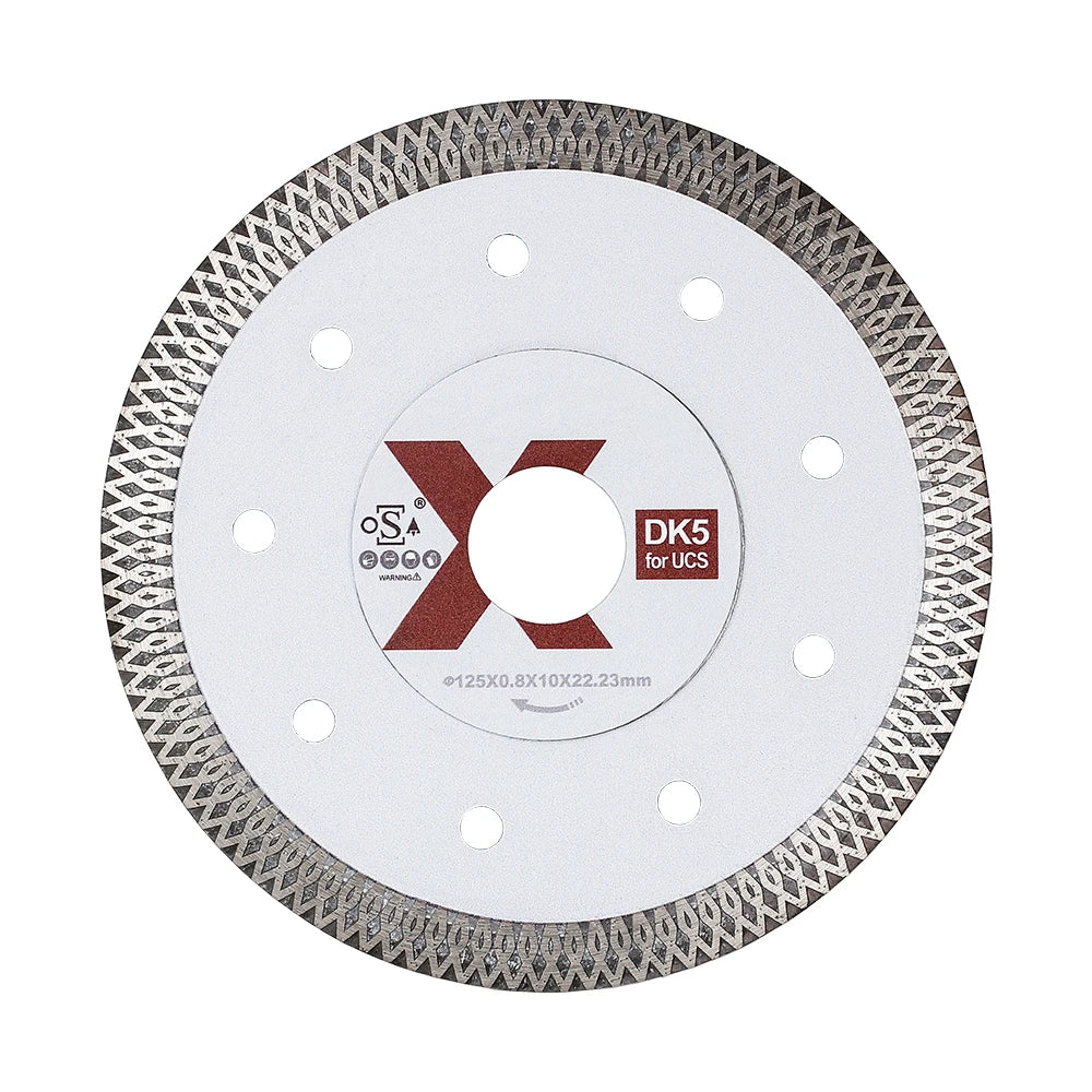 RAIZI TOOL -Super Quality Hot Sales 5inch/125mm DK5 Diamond  Dekton Saw Blade Cutting Tools for UCS Sintered Stone