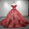 Jancember 6553 Bling Glitter Burgundy Ball Gown Party Quinceanera Evening Dresses