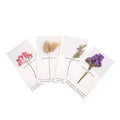 Wholesale Dried Flower Thanksgiving Blessing Mother's Day Christmas Card Customized Greeting Card With Dried Flower YZ005