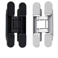 Heavy Duty Matt Black Silver Three Adjustable Concealed Hinge /Invisible Door Hinge