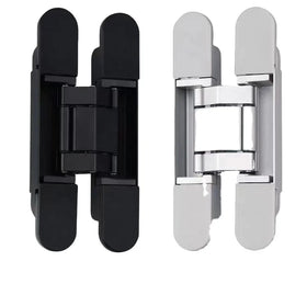 Heavy Duty Matt Black Silver Three Adjustable Concealed Hinge /Invisible Door Hinge