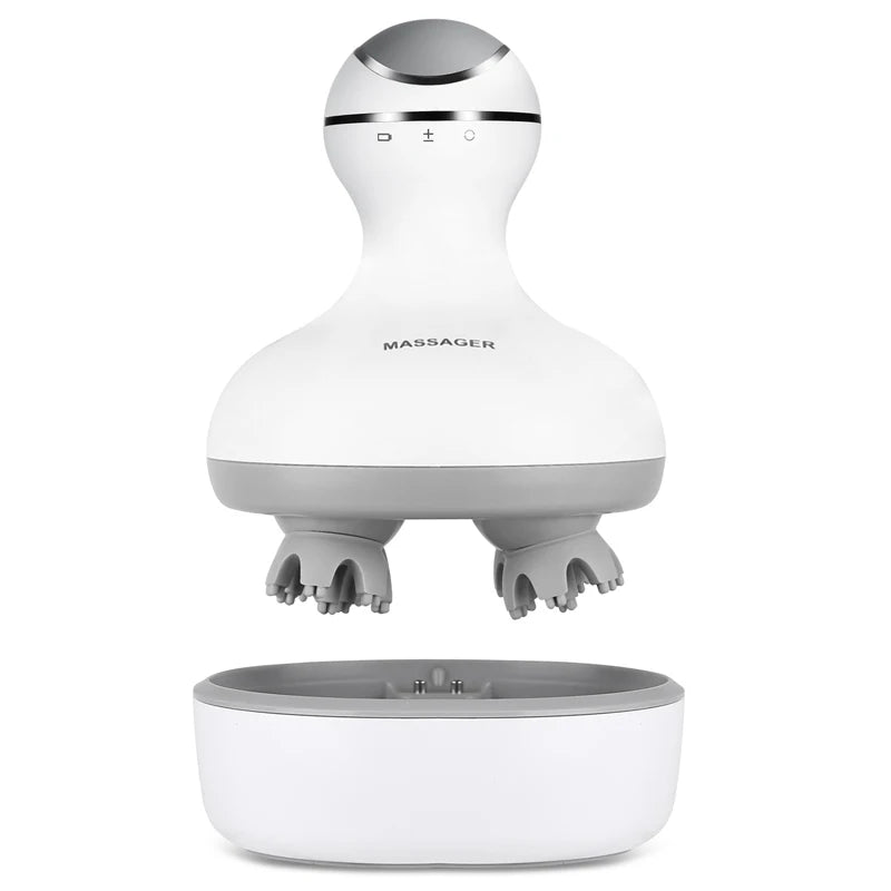 84 Messager Nodes Kneading Hand Held Portable Electric Head Scalp Massager Head Massage Machine