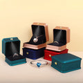 New Wholesale Custom Plastic LED Lighted Jewelry Packaging Storage Display Box with Crown OEM/ODM Available