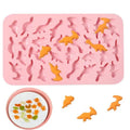HY Silicone Dinosaur Gummy Mold for Candy Chocolate Jelly Fondant Cake Decoration