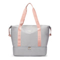 New Large Capacity Storage Waterproof Luggage Bag Folding Travel Bag Dry and Wet Separation Women Fitness Yoga Handbag