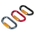 Dog Leash 25KN Round Shaped Climbing 2T Hook Aluminum Carabiner 3T Hooks