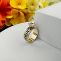 14k Gold Plated Over Brass Tribal Rings Hawaiian Diamond Ring  Jewelry Wholesale