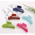 Custom Color Packaging Hair Accessories for Women Glitter Scallion 10.5cm Acetate Hair Claws Clips for Gifts