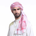 140cm*140cm Muslim Men Headscarf Hood Hijab Islamic Clothing Head Wrap for Saudi Arabian