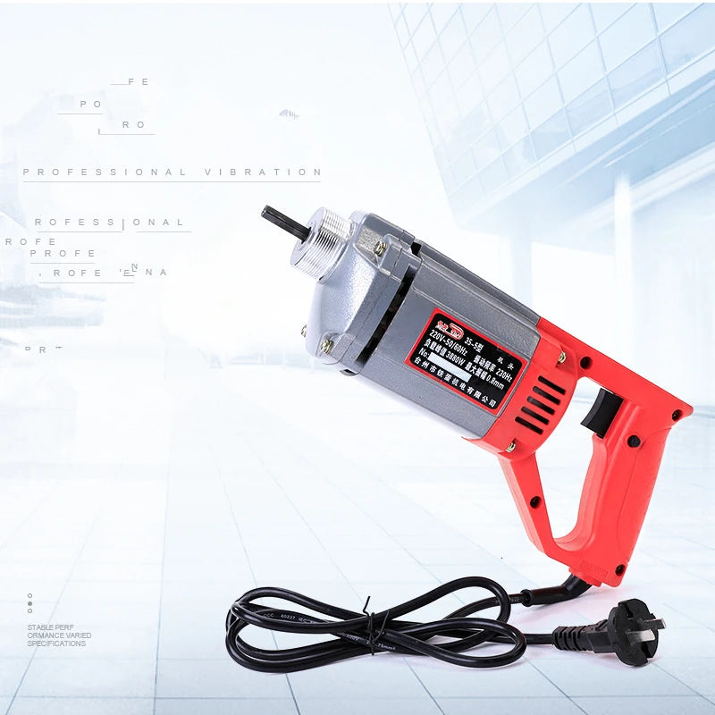 AJZN Portable 220V 1600W High Efficiency Electric Concrete Vibrator Internal Screw Coupling Pump Motor Core Components 3000-3600