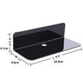 Perforated Free Acrylic Wall Mount Floating Shelf Speaker Audio Speaker Suspension Storage Rack