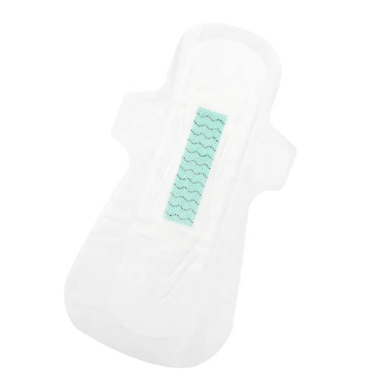 Custom Women 290mm Anion Chip Super Care  Privatel Label Sanitary Pads with  green Anion Chips