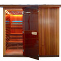 Far Infrared Sauna Rooms 4 Person Home Outdoor Red Cedar Wood Saunas