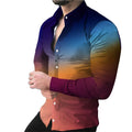Premium Quality Formal Work Shirt for Men Digital Printed 3XL Single Breasted