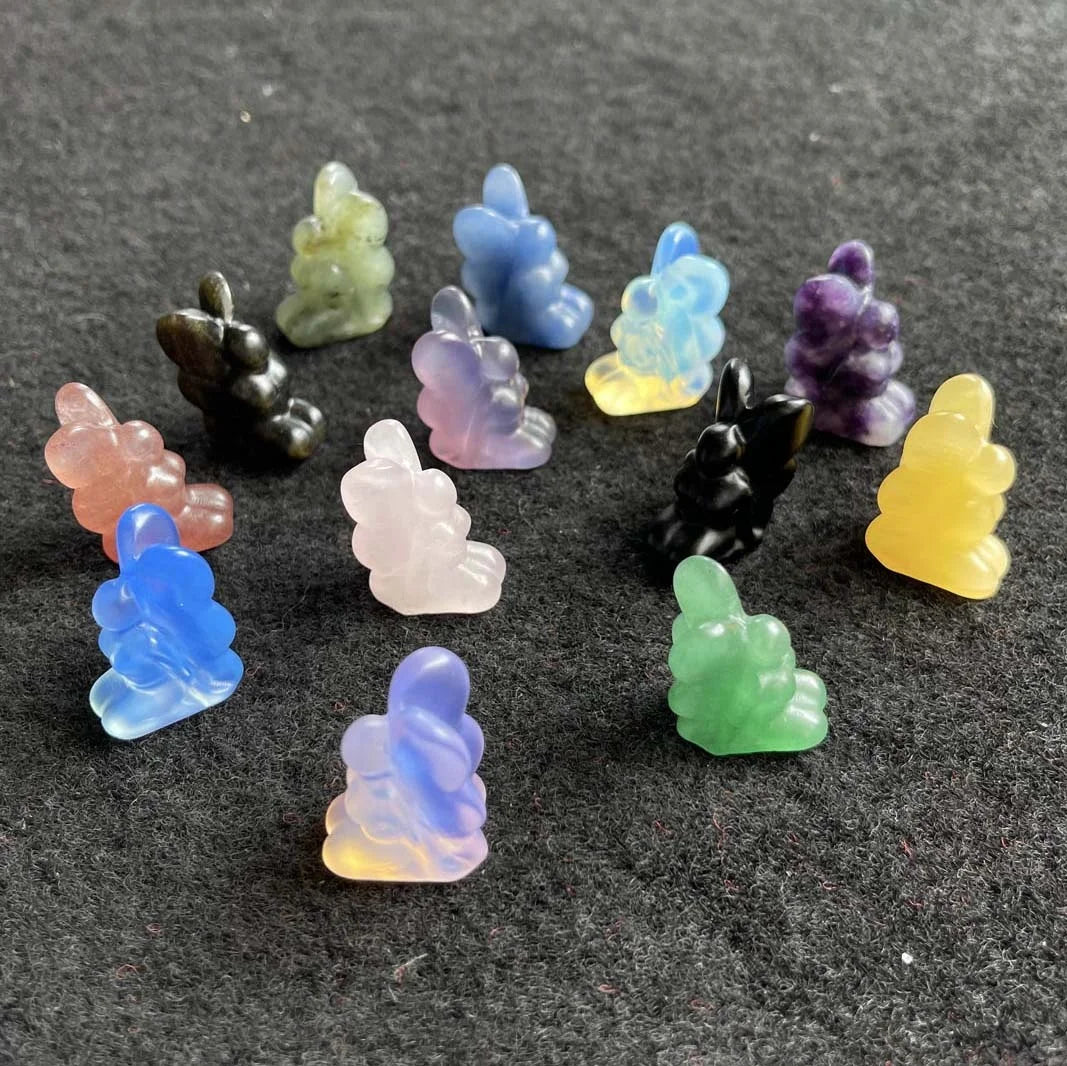 New Arrival Healing Crystals Crafts Mixed Gemstone Mini Crystal Quartz Butterfly Fairy
