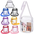 Wholesale All-Match Cute Small Transparent PVC Crossbody Fanny Pack Unisex Clear Stadium Phone Bag Messenger Shoulder Bag