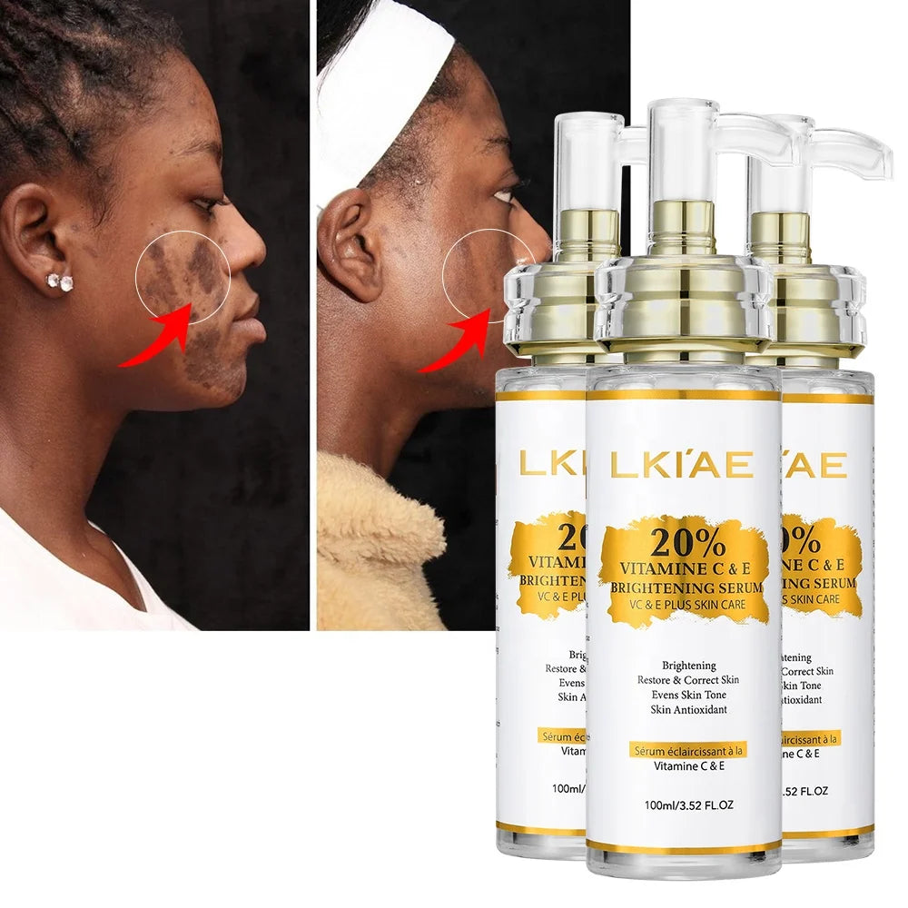 Wholesale LKIAE Anti Aging Hyaluronic Acid Niacinamide Vitamin C E  4 in 1Skin Care Face Serum Facial Whitening Serum