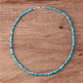 Bohemian Natural Stone Imperial Jasper Rondelles Beads Choker Necklace Boho Torques Collar Gift Jewelry Wholesale Dropshipping