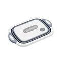 Multi-Function Cutlery Tray Foldable Plastic Food-Grade Chopping Board Kitchen Accessories for Convenient Storage