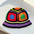 2023 Handmade Crochet Flower Hats for Ladies Slouchy Knitted Beanie Bucket Hat